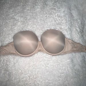 PINK Victoria’s Secret strapless nude bra